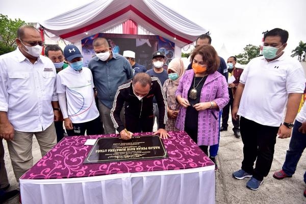 Resmikan Perpindahan Taman Budaya Sumut ke PRSU Gubernur Berpesan Lindungi Kesenian dan Budaya Sumut